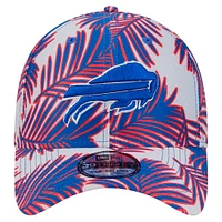 Men's New Era Gray Buffalo Bills Palms 39THIRTY Flex Hat