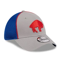 Casquette flexible New Era Buffalo Bills Throwback Pipe 39THIRTY pour hommes