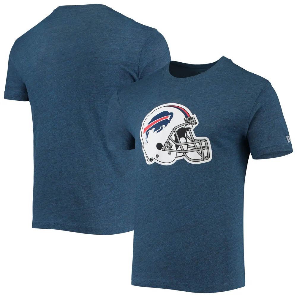 Men's Nike Royal Buffalo Bills Rewind Logo Tri-Blend T-Shirt Size: Small