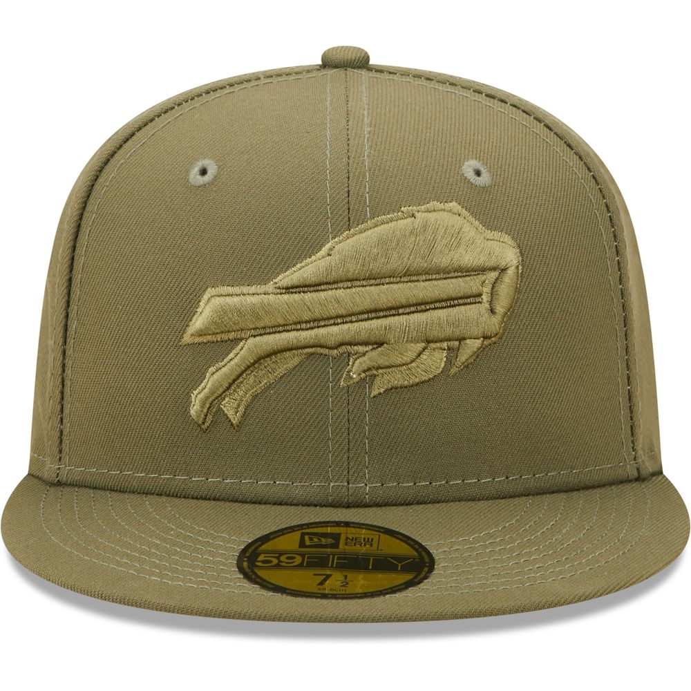 Men's New Era Gold Buffalo Bills Color Pack 59FIFTY Fitted Hat