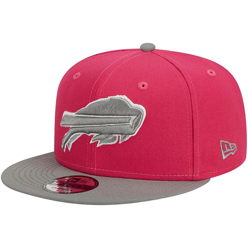 Casquette 9FIFTY Snapback New Era Pink Buffalo Bills 2-Tone Colour Pack pour homme