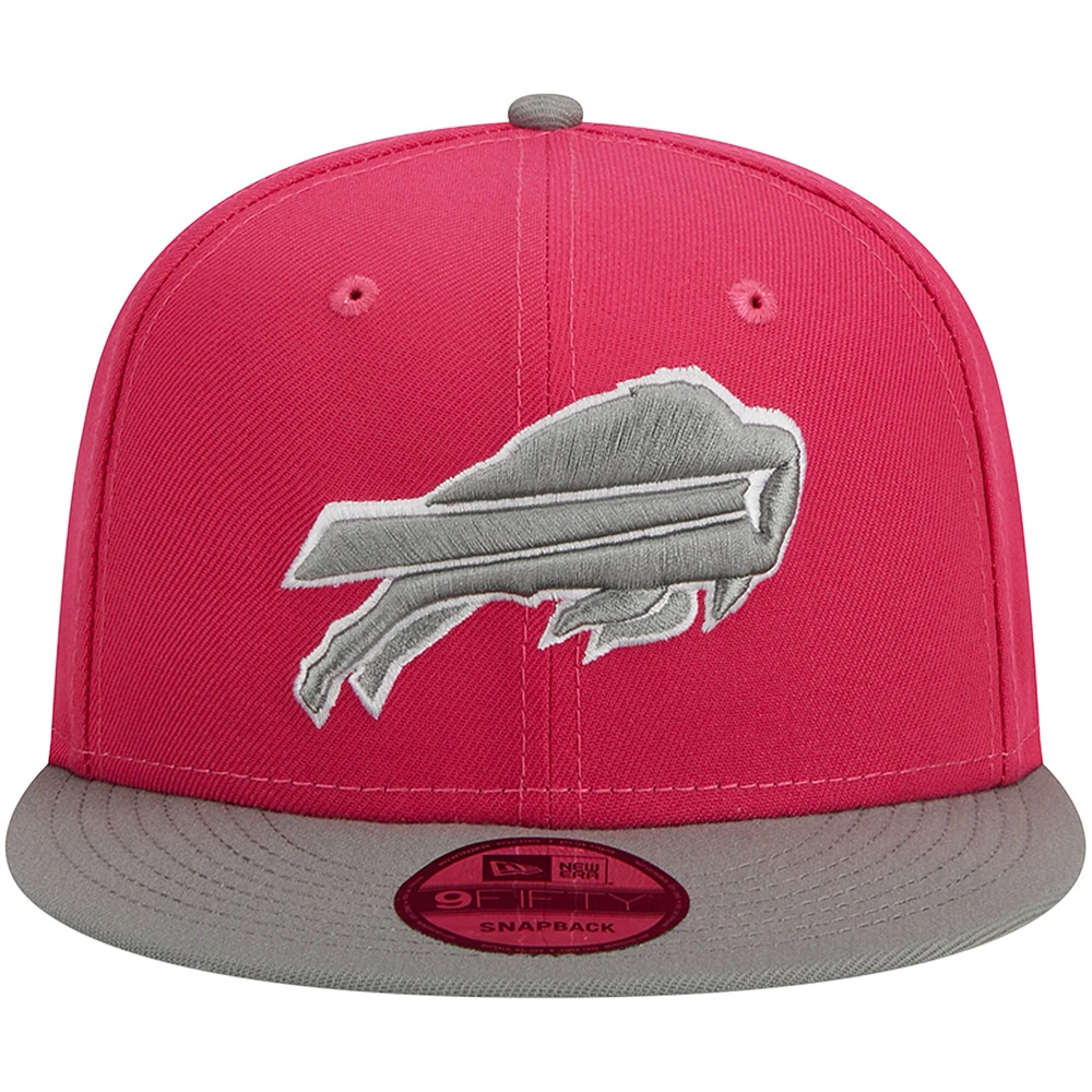 Casquette 9FIFTY Snapback New Era Pink Buffalo Bills 2-Tone Colour Pack pour homme