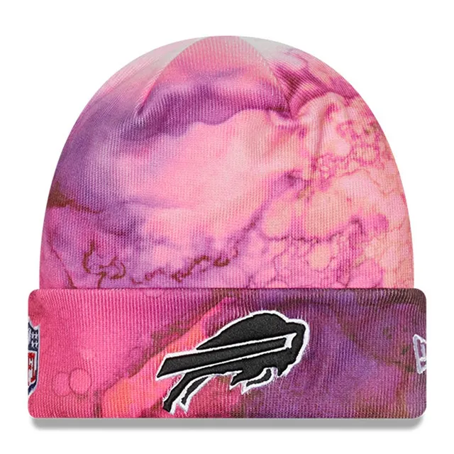 New Era Men's New Era Pink Buffalo Bills 2022 NFL Crucial Catch Knit Hat