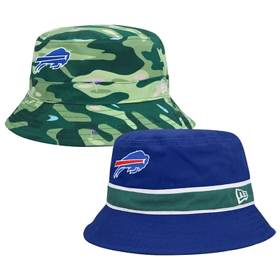 Men's New Era Royal/Camo Buffalo Bills Reversible Bucket Hat