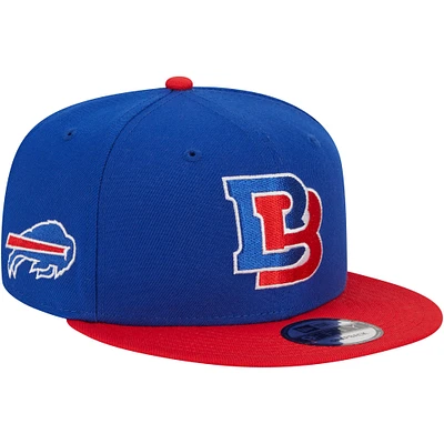 Casquette Snapback 9FIFTY New Era Royal/Rouge Buffalo Bills City Originals pour hommes