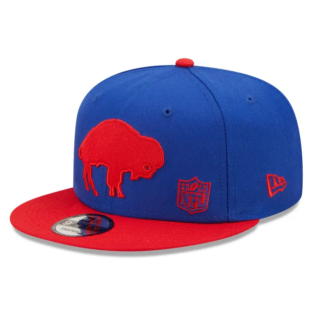 Youth New Era Camo Buffalo Bills Main Trucker 9FIFTY Snapback Hat