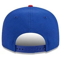 Men's New Era  Royal/Red Buffalo Bills Headline 9FIFTY Snapback Hat