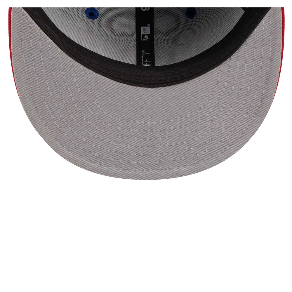 Casquette Snapback New Era Royal/Rouge Buffalo Bills Headline 9FIFTY pour hommes