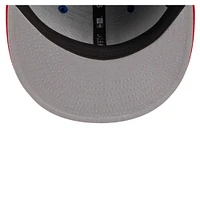 Men's New Era  Royal/Red Buffalo Bills Headline 9FIFTY Snapback Hat