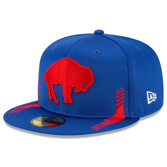 Buffalo Bills Retro New Era Cuffed Pom Knit Hat