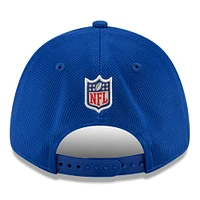 Casquette réglable 9FORTY New Era Royal Buffalo Bills 2021 NFL Sideline Home Historic Logo pour homme