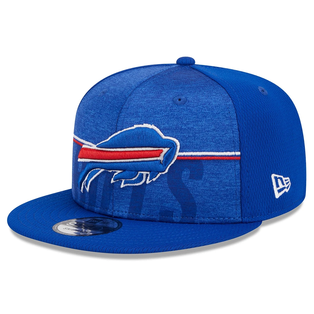 New Era Royal Buffalo Bills 2023 NFL Training Camp 9FIFTY Snapback Casquette pour homme