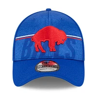 Men's New Era Royal Buffalo Bills 2023 NFL Training Camp Throwback 39THIRTY Flex Fit Hat