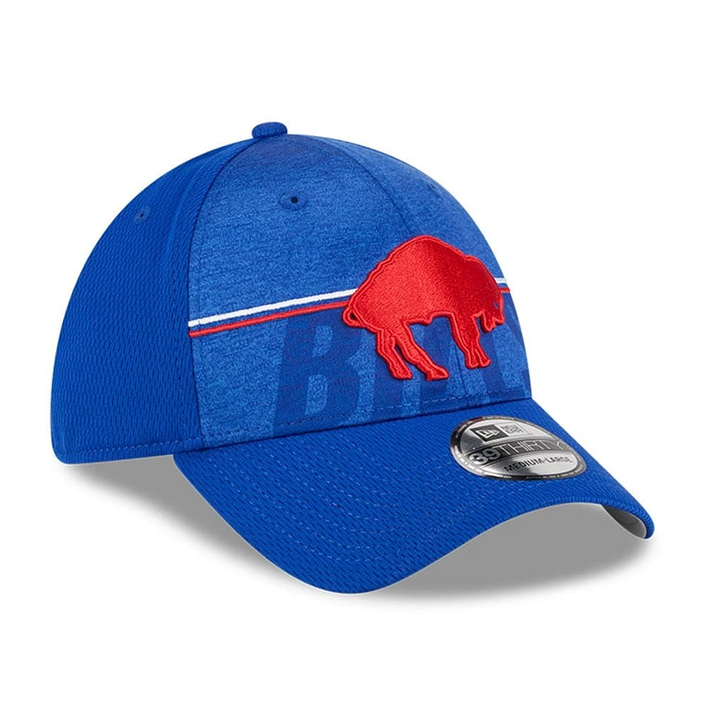 Men's New Era Royal Buffalo Bills 2023 NFL Training Camp Throwback 39THIRTY Flex Fit Hat