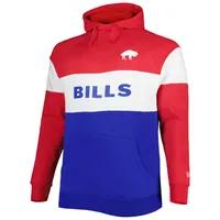 Sweat à capuche raglan Big & Tall Throwback Royal Buffalo Bills New Era pour homme