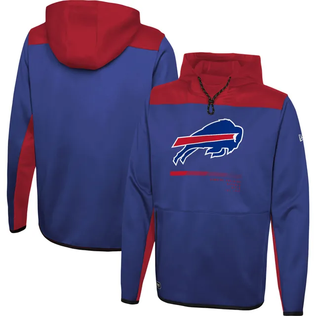 Buffalo Bills New Era Women's Tie Dye Fleece Full-Zip Hoodie - Royal