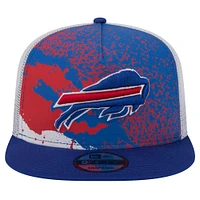 Casquette Snapback Royal Buffalo Bills Court Sport 9FIFTY New Era pour hommes