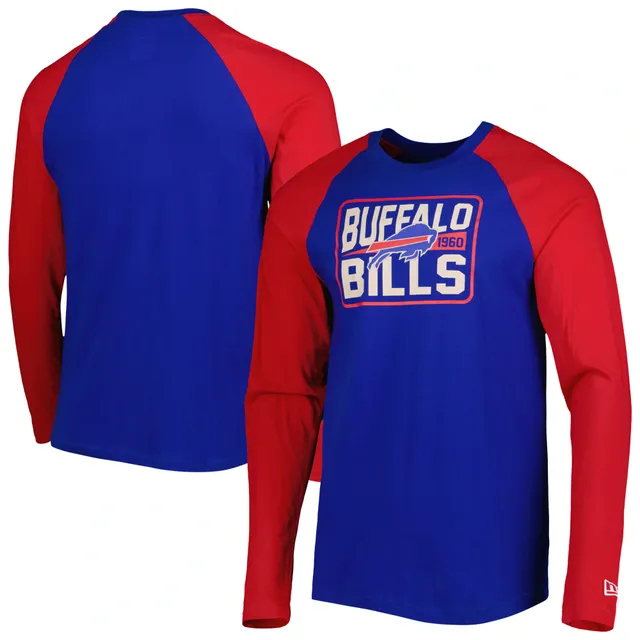 Men's Buffalo Bills Starter Royal/White Halftime Long Sleeve T-Shirt