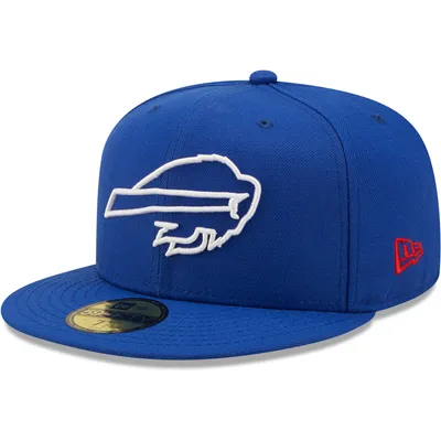 Buffalo Bills Retro New Era Cuffed Pom Knit Hat