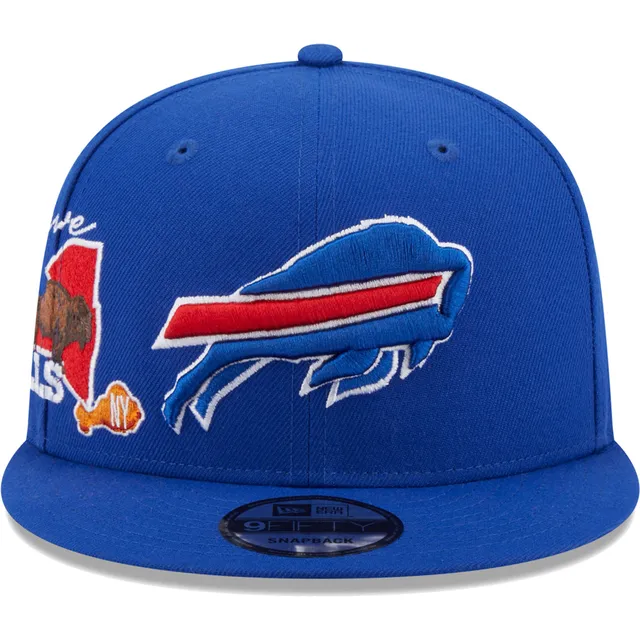 Buffalo Bills New Era Sparky Original 9FIFTY Snapback Hat - White/Royal