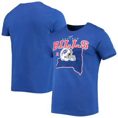 Women's New Era Royal Buffalo Bills Tie Front Scoop Neck T-Shirt