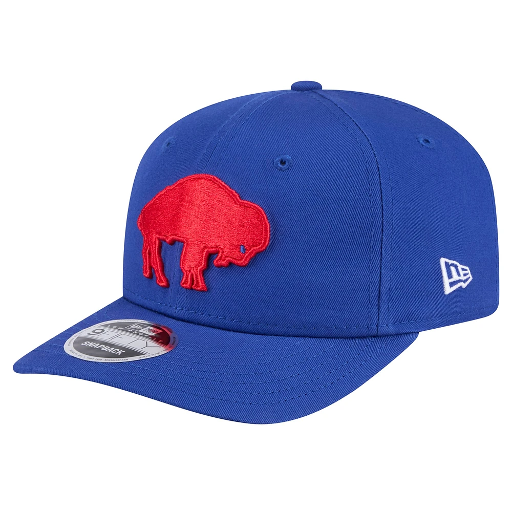 Casquette à visière plate à profil bas 9FIFTY des Royal Buffalo Bills de New Era pour homme