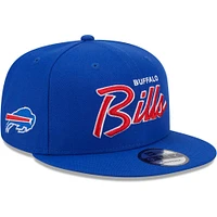 Men's New Era Royal Buffalo Bills Main Script 9FIFTY Snapback Hat