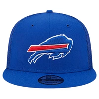 Men's New Era Royal Buffalo Bills Main Trucker 9FIFTY Snapback Hat