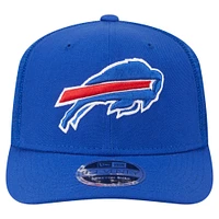 Casquette camionneur 9SEVENTY extensible à boutons-pression pour homme des Royal Buffalo Bills de New Era