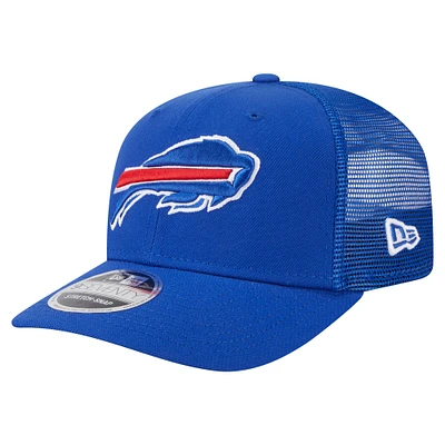 Casquette camionneur 9SEVENTY extensible à boutons-pression pour homme des Royal Buffalo Bills de New Era