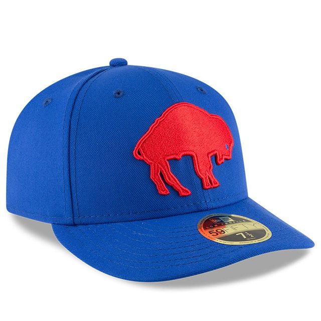 Casquette 59FIFTY classique à profil bas Royal Buffalo Bills Omaha New Era pour homme