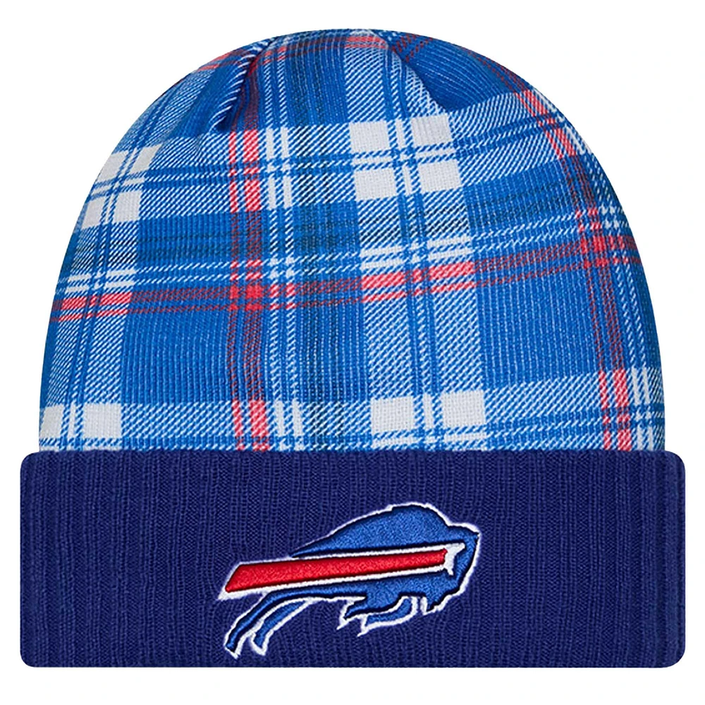 Men's New Era Royal Buffalo Bills Sideline Statement Cuffed Knit Hat