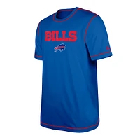 T-shirt à imprimé Third Down Puff Royal Buffalo Bills New Era pour homme