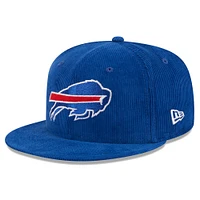 Casquette ajustée 59FIFTY en velours côtelé Royal Buffalo Bills New Era pour hommes