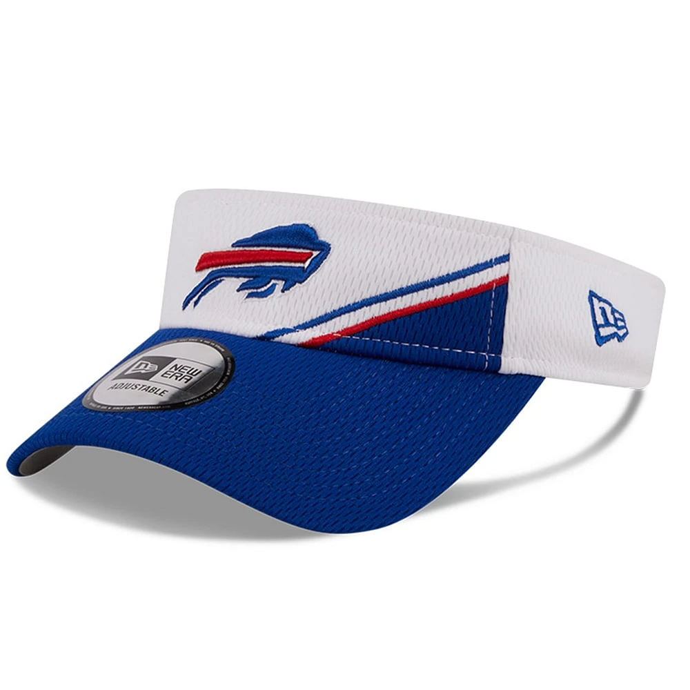 Men's New Era  White/Royal Buffalo Bills 2023 Sideline Adjustable Visor