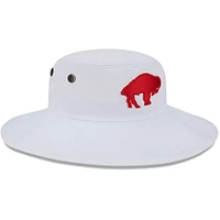 Men's New Era White Buffalo Bills 2023 NFL Training Camp Throwback Panama Bucket Hat