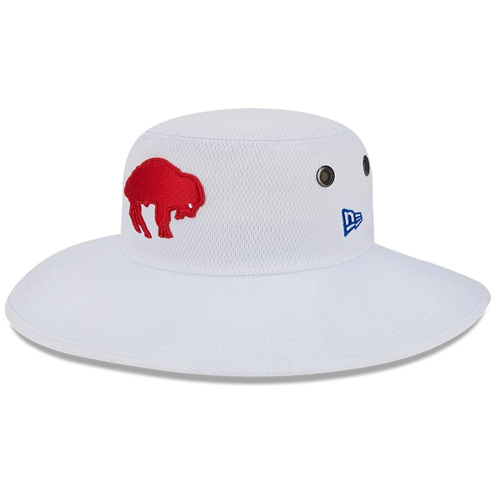 Casquette bob Panama Buffalo Bills 2023 NFL Training Camp Throwback New Era pour homme, blanc