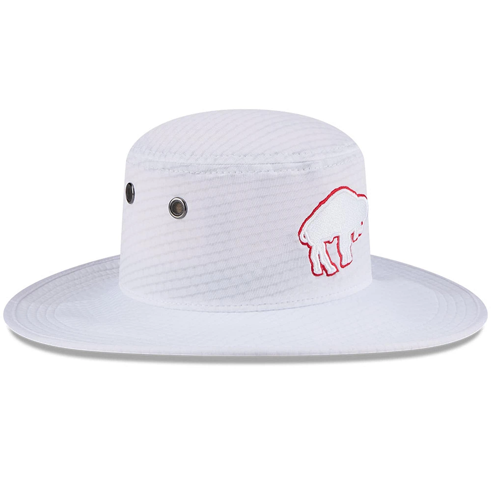 Bob New Era blanc Buffalo Bills 2024 NFL Training Camp Panama pour homme