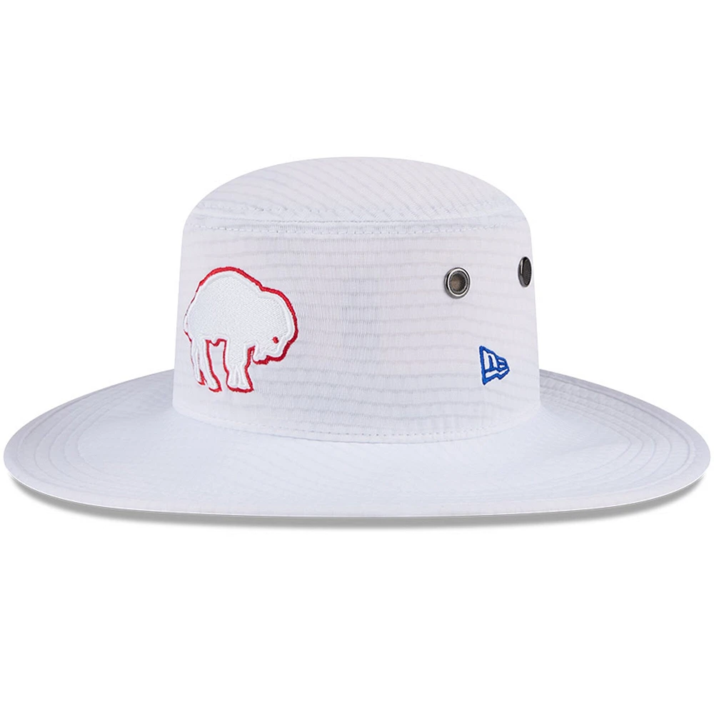 Bob New Era blanc Buffalo Bills 2024 NFL Training Camp Panama pour homme