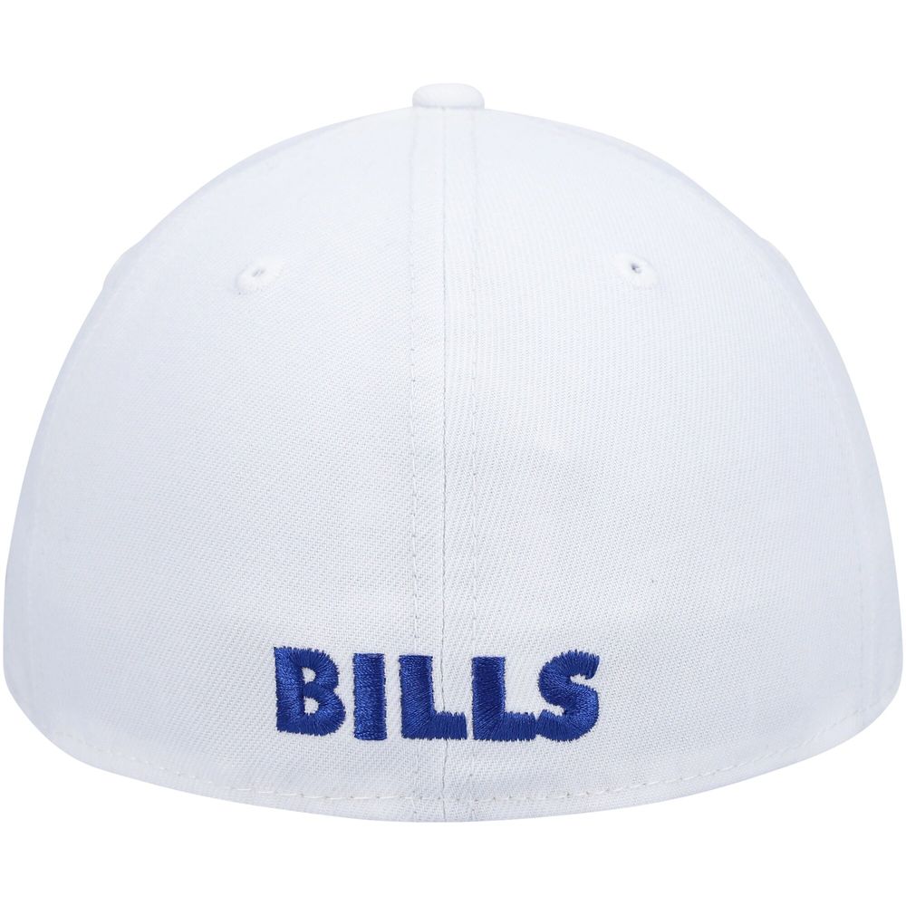 Men's New Era White Buffalo Bills Historic Logo Omaha Low Profile 59FIFTY  Fitted Hat