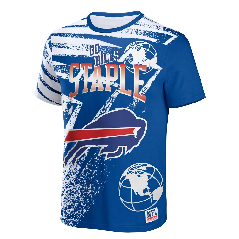 T-shirt à imprimé intégral NFL x Staple Royal Buffalo Bills pour hommes