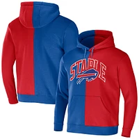 Sweat à capuche avec logo fendu NFL x Staple Royal Buffalo Bills pour hommes