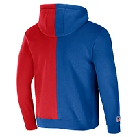 Sweat à capuche avec logo fendu NFL x Staple Royal Buffalo Bills pour hommes