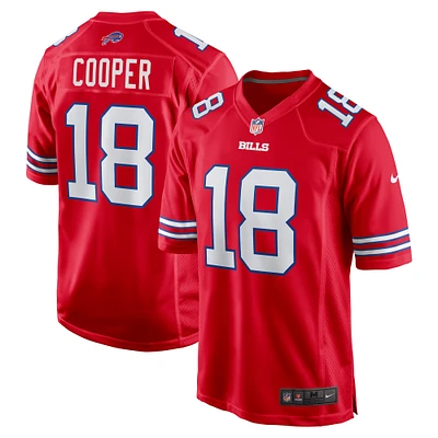 Maillot de match alternatif Nike Amari Cooper pour homme, rouge, Buffalo Bills