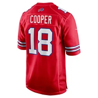 Maillot de match alternatif Nike Amari Cooper rouge des Buffalo Bills pour homme