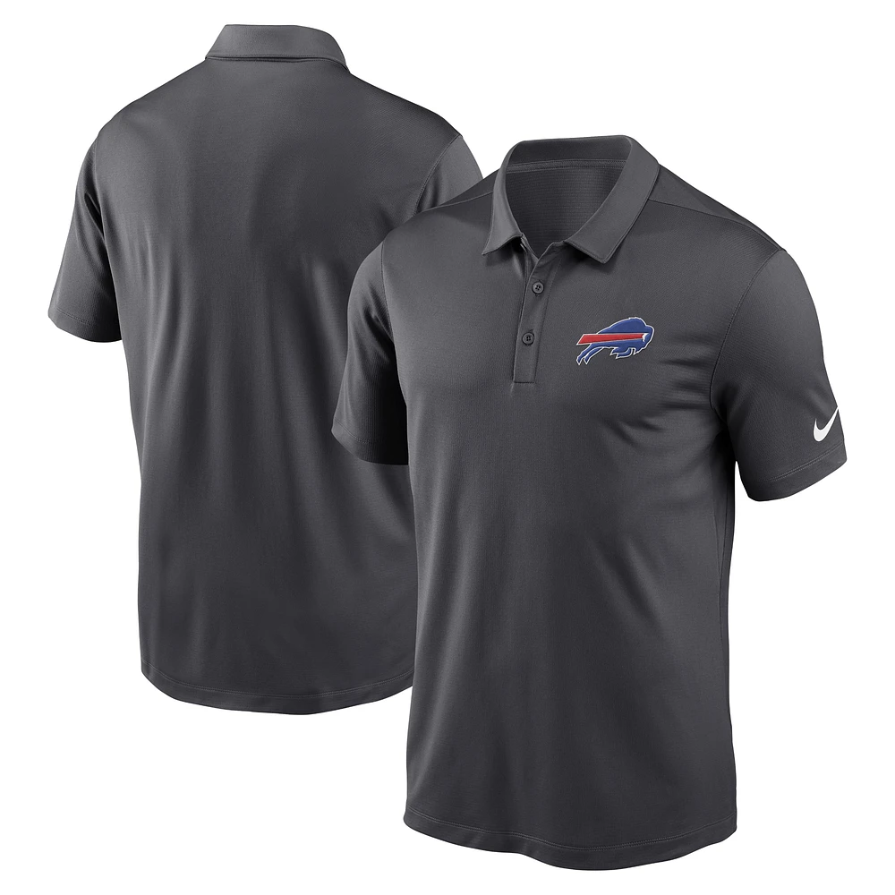 Polo de performance Nike Buffalo Bills Franchise anthracite pour homme