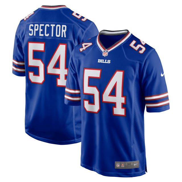 Maillot de match Nike Baylon Spector Royal Buffalo Bills pour homme