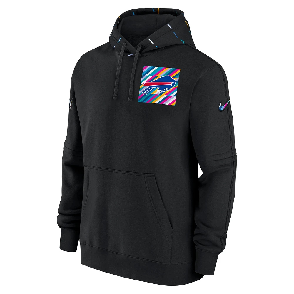 Chandail à capuchon Crucial Catch Club NFL Buffalo Bills 2023 Nike pour homme, noir