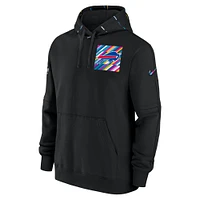 Men's Nike  Black Buffalo Bills 2023 NFL Crucial Catch Club Pullover Hoodie