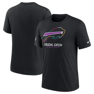 Men's Nike Black Buffalo Bills 2024 NFL Crucial Catch T-Shirt